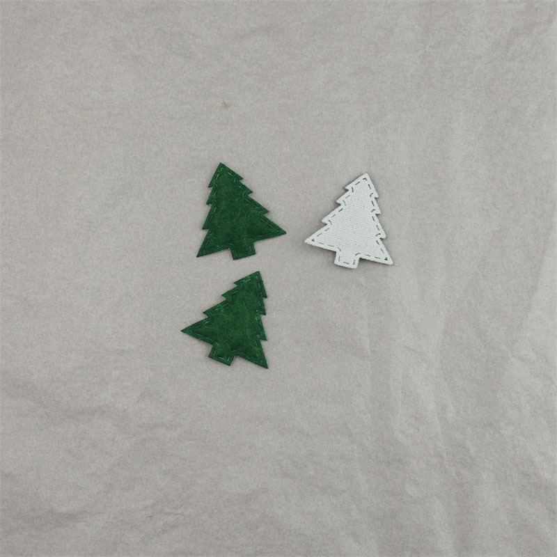 Árboles de Navidad Verdes para Manualidades - Componentes para Fabricación de Accesorios de Pelo, Gorros, Regalos y Decoración Navideña - Proveedor Mayorista