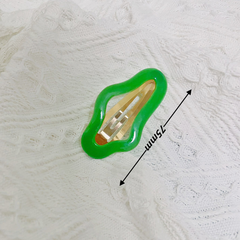 Broches BB Coreanos de Acetato - Pinzas Laterales con Diseño de Nube y Calado 