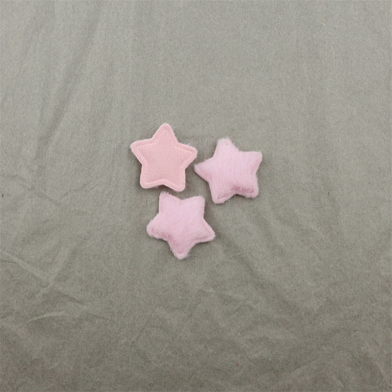 Estrellas de Piel Sintética de 2.8cm - Componentes para Fabricación de Accesorios de Pelo, Ropa de Muñecas y Manualidades - Proveedor Mayorista