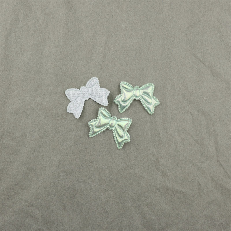 Moños de Tela Nacarada de 3cm - Componentes para Fabricación de Accesorios de Pelo, Ropa, Muñecas, Calzado y Manualidades - Proveedor Mayorista