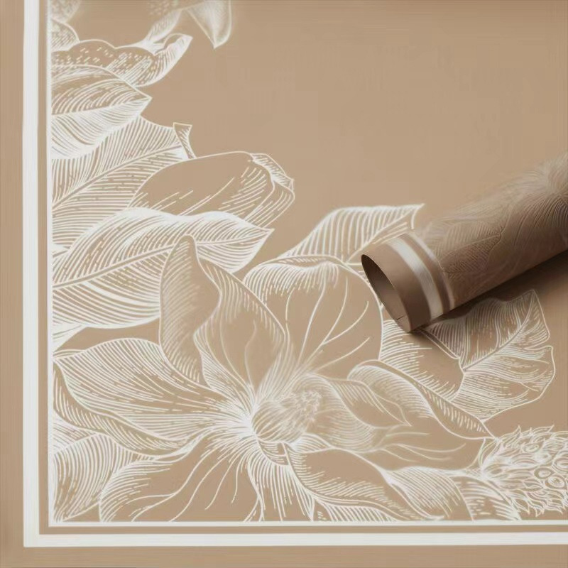 Film Plástico 'Amazonia Magnolia' para Envolver Flores - Papel Impermeable Translúcido para Floristería - Fabricante para Venta al por Mayor (Mín. 80 Rollos)