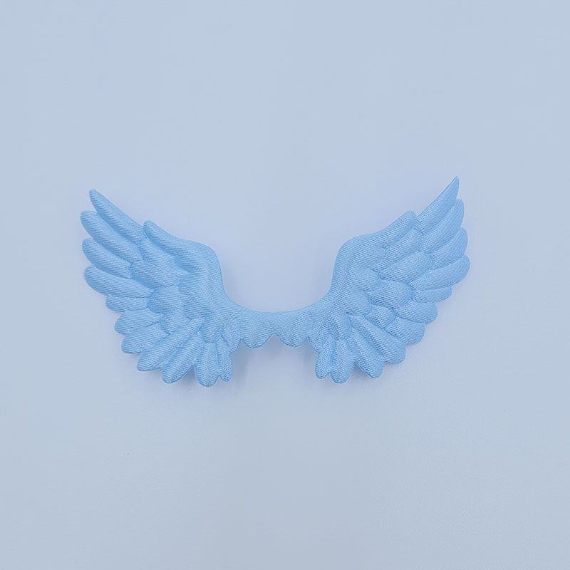 Alas de Ángel de Satén con Estampado por Ultrasonido - Componentes para Decoración de Pasteles, Fabricación de Accesorios, Ropa y Juguetes - Proveedor Mayorista 