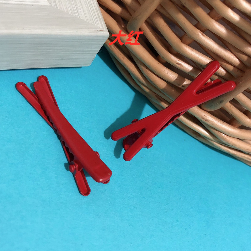 Set de Pinzas Cruzadas Coreanas en Colores Primavera - Accesorios para Cabello con Esmalte de Moda