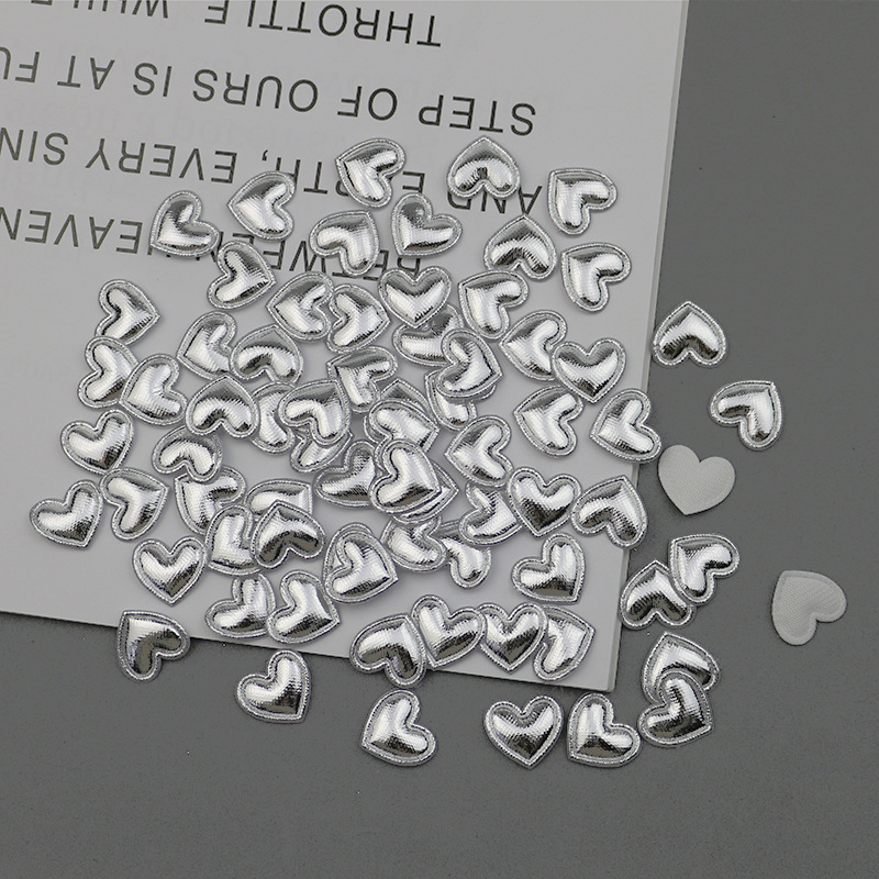 Corazones Brillantes con Estampado para Repostería - Componentes para Decoración de Pasteles, Accesorios Infantiles y Manualidades - Proveedor Mayorista