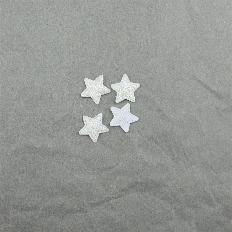 Estrellas Brillantes de 1.8cm con Purpurina - Componentes para Fabricación de Accesorios de Pelo, Muñecas y Manualidades - Proveedor Mayorista