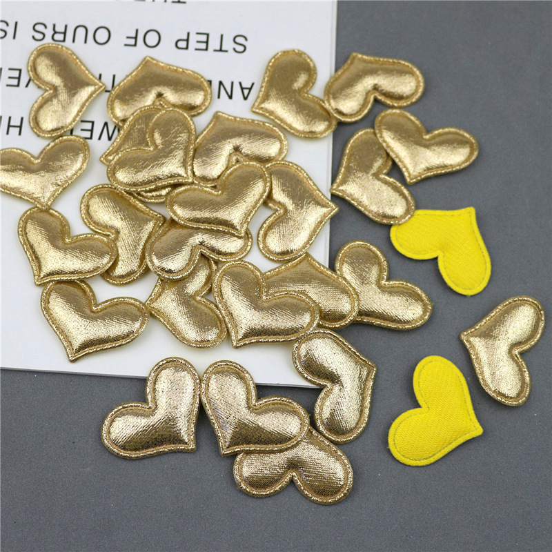 Coronas, Corazones y Estrellas de Pana Brillante con Estampado - Set de Componentes para Fabricación de Accesorios de Pelo y Ropa - Proveedor Mayorista 