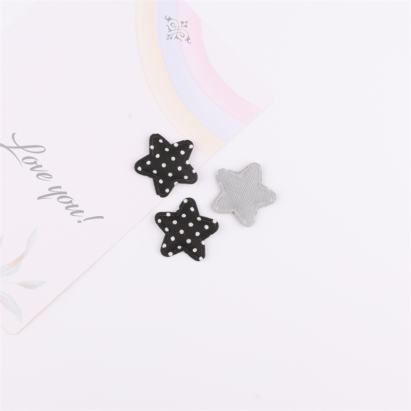 Estrellas de Puntos de 2.5cm - Componentes para Fabricación de Accesorios de Pelo, Ropa, Juguetes y Manualidades - Proveedor Mayorista