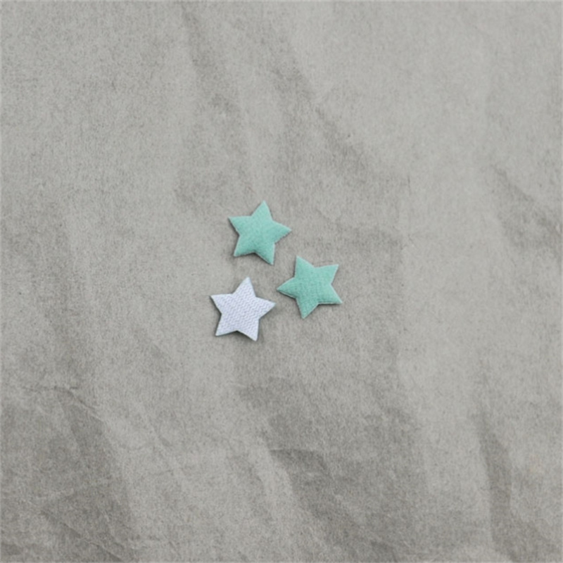 Estrellas de Tela Aterciopelada de 1.3cm - Componentes de Precisión para Fabricación de Accesorios de Pelo, Ropa y Manualidades - Proveedor Mayorista