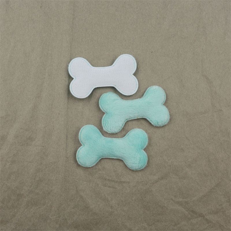 Huesos de Felpa para Mascotas de 4.8cm - Componentes para Fabricación de Accesorios para Mascotas, Ropa, Juguetes y Manualidades - Proveedor Mayorista