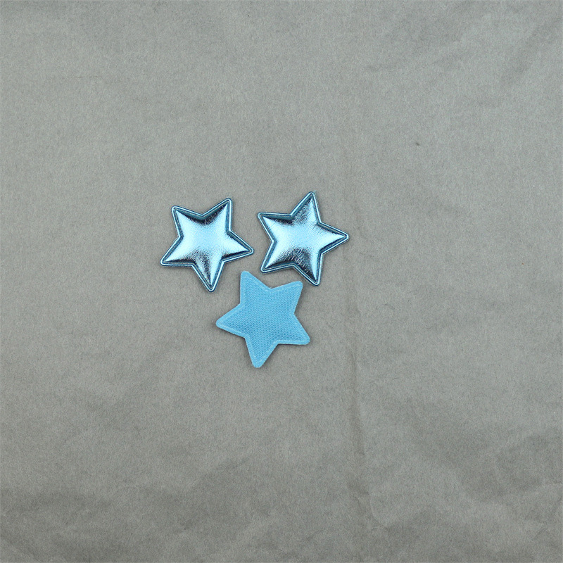 Estrellas de Cuero Sintético de 3.6cm - Componentes para Fabricación de Accesorios de Pelo, Manualidades y Complementos de Moda - Proveedor Mayorista
