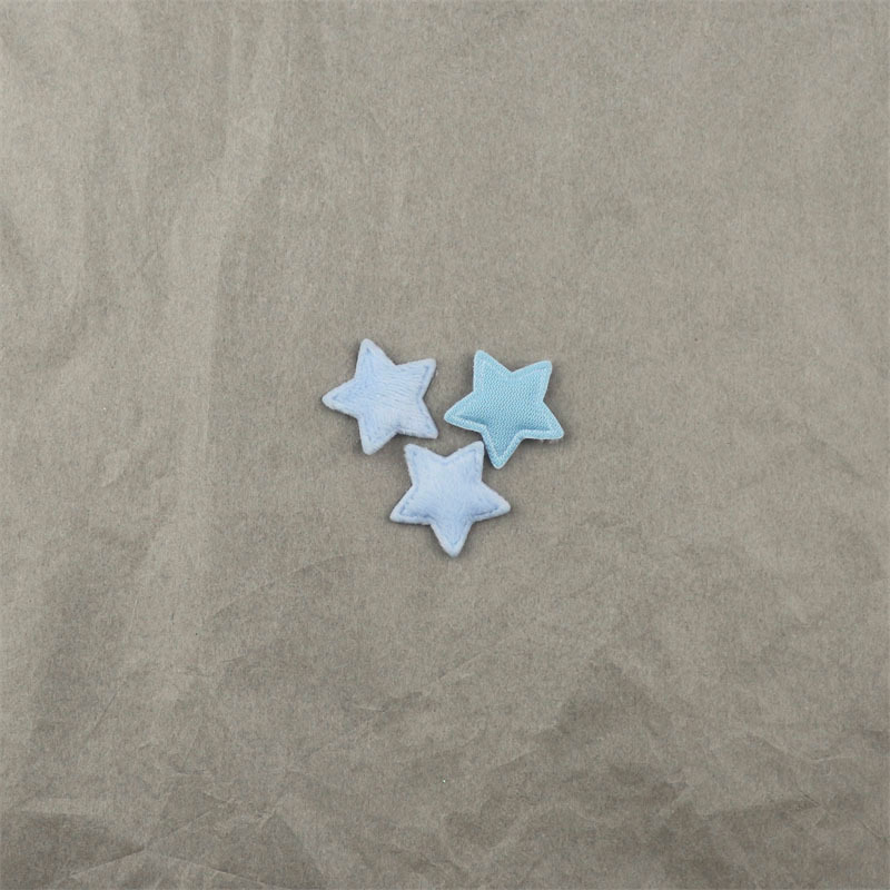 Estrellas de Felpa de 2.5cm para Muñecas - Componentes para Fabricación de Accesorios de Pelo, Ropa y Manualidades - Proveedor Mayorista