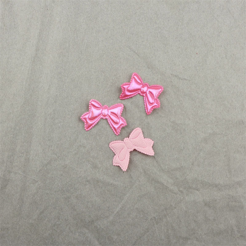 Moños de Tela Nacarada de 3cm - Componentes para Fabricación de Accesorios de Pelo, Ropa, Muñecas, Calzado y Manualidades - Proveedor Mayorista