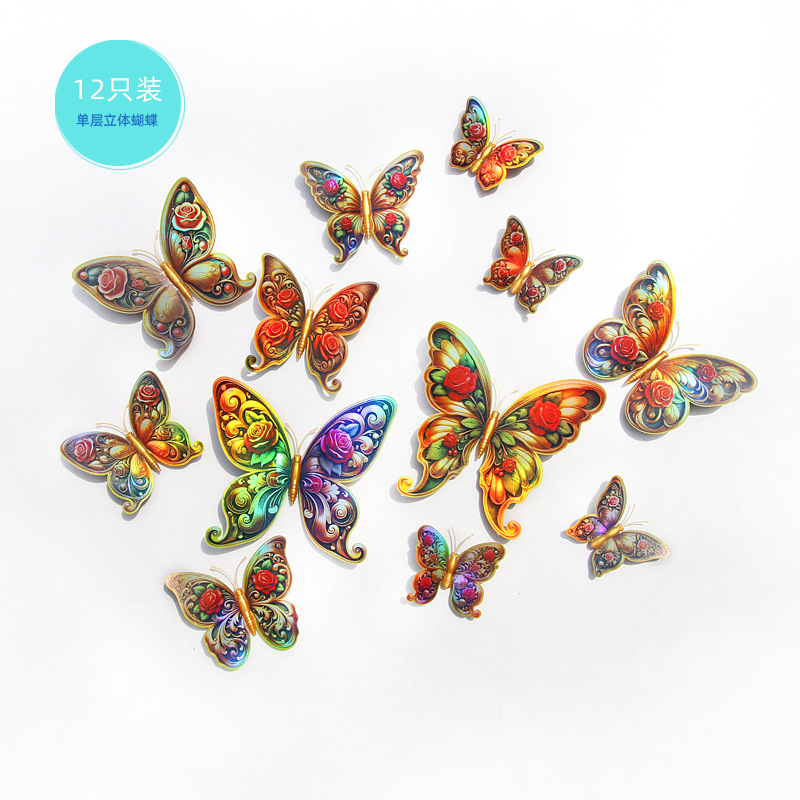 Mariposas Magnéticas 3D Ultra Realistas - Imán Fuerte para Nevera y Superficies Metálicas - Decoración Moderna para Hogar y Oficina - Ideal para Vendedores de Amazon y Mayoreo