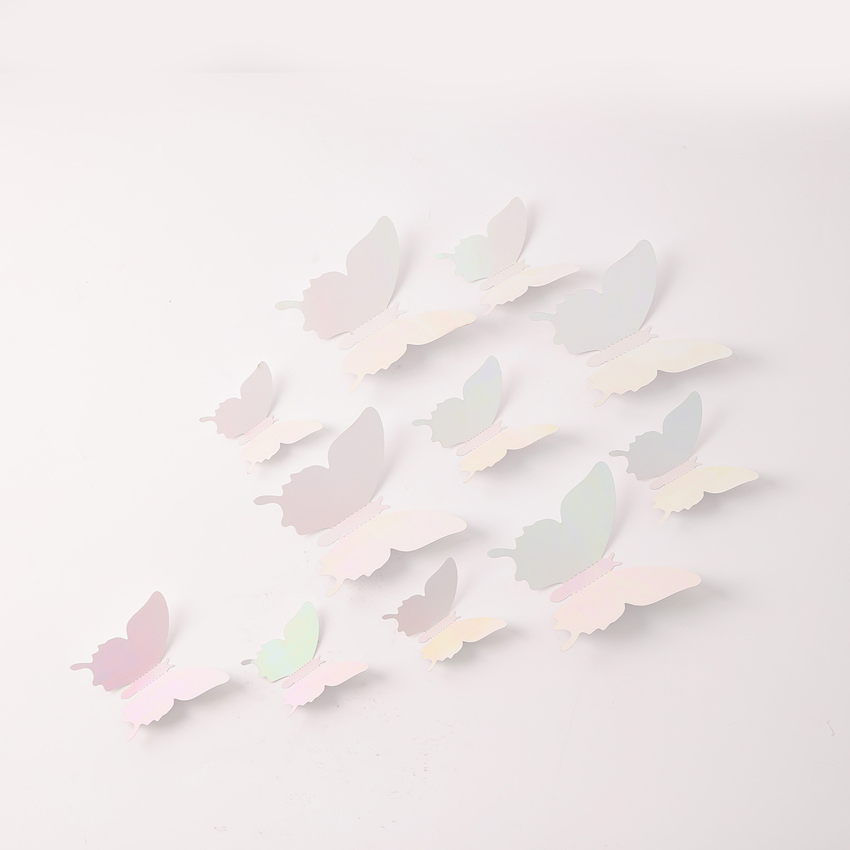 Mariposas 3D Brillantes - Nuevo Diseño Populares para Fiestas - Decoración para Paredes, Escaparates y Fondos de Fotos - Ideales para Eventos y Mayoristas