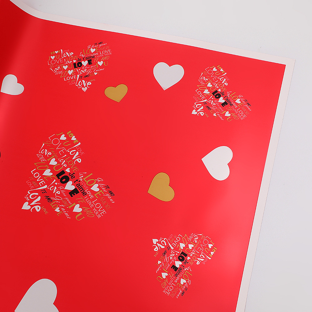 Papel para Envolver Flores 'Qixi - Amor Puro' - Diseño Temático para San Valentín Chino - Suministro Exclusivo para Mayoristas con Previsión de Temporada