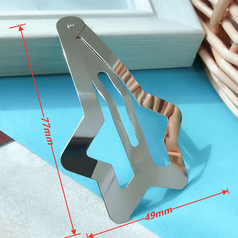 Broches BB Coreanos Premium en Forma de Lágrima - Accesorios para Cabello con Revestimiento Electrolítico