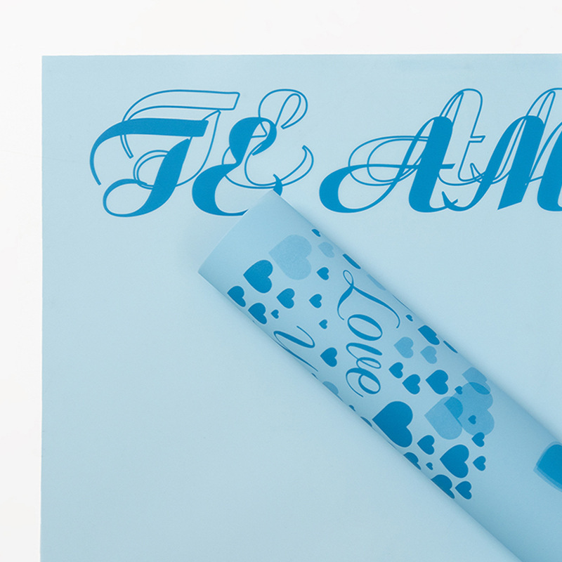 Papel de Regalo para Flores 'Qixi' y San Valentín - Acabado Mate, Impermeable y de Gran Espesor - Para Mayoristas y Floristerías 