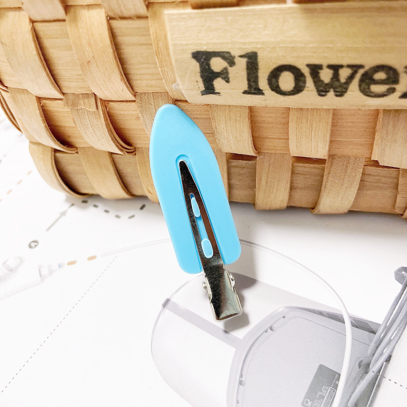 Pinzas de Pato con Pintura a Spray Colorida - Broches Antideslizantes para Flequillo con Acabado Mate 