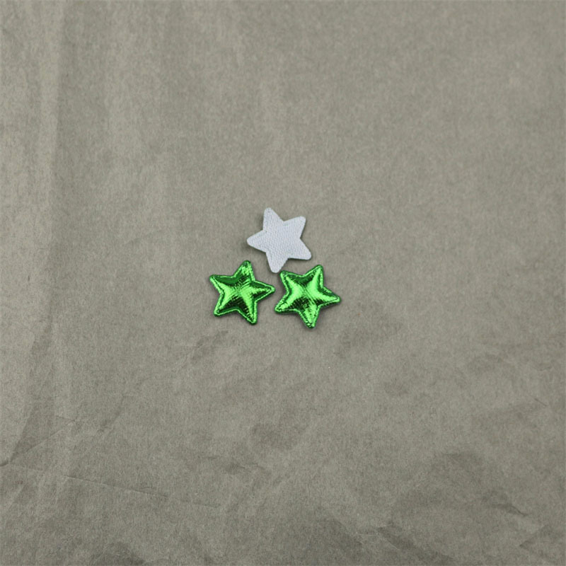 Estrellas de Tela Dorada de 1.8cm - Componentes para Decoración de Pasteles, Accesorios de Pelo y Manualidades - Proveedor Mayorista