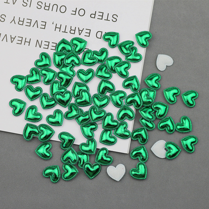 Corazones Brillantes con Estampado para Repostería - Componentes para Decoración de Pasteles, Accesorios Infantiles y Manualidades - Proveedor Mayorista