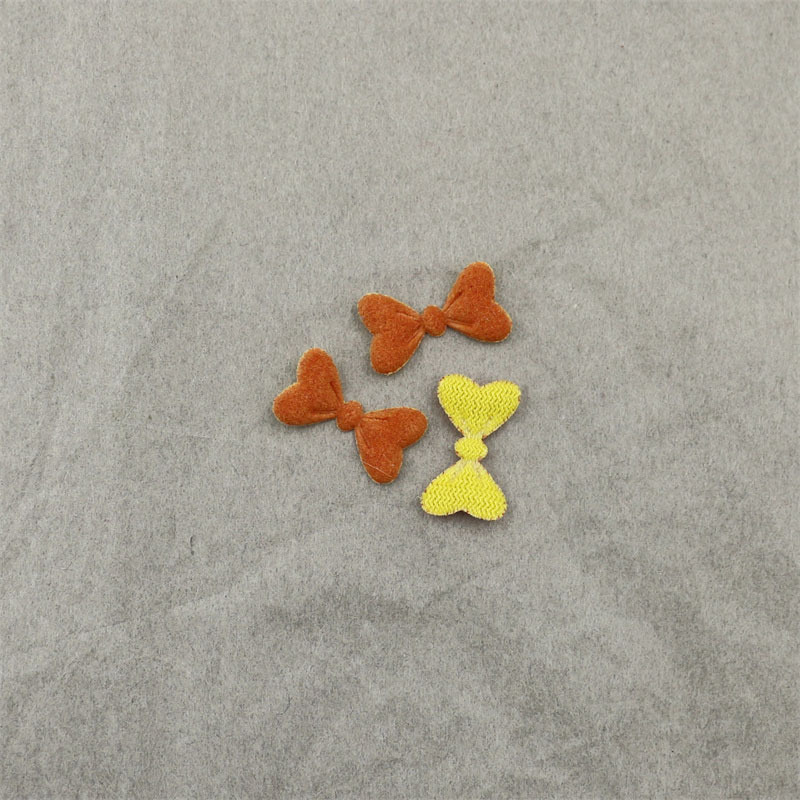 Moños de Tela Aterciopelada de 1.5cm - Componentes de Precisión para Fabricación de Accesorios de Pelo, Ropa, Calzado y Manualidades - Proveedor Mayorista 