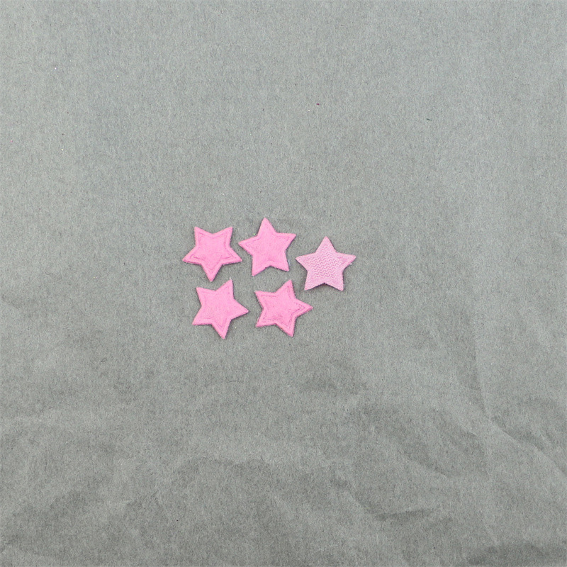 Estrellas Mini de Fieltro de 1.3cm con Estampado - Componentes para Fabricación de Accesorios de Pelo, Manualidades y Decoración - Proveedor Mayorista