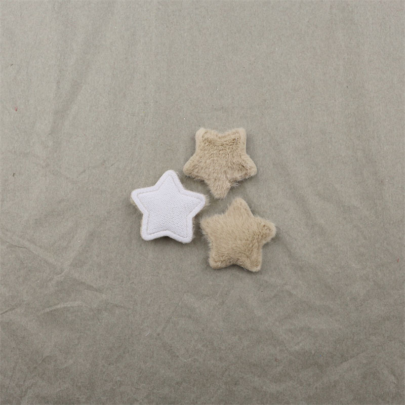 Estrellas de Piel Sintética de 2.8cm - Componentes para Fabricación de Accesorios de Pelo, Ropa de Muñecas y Manualidades - Proveedor Mayorista