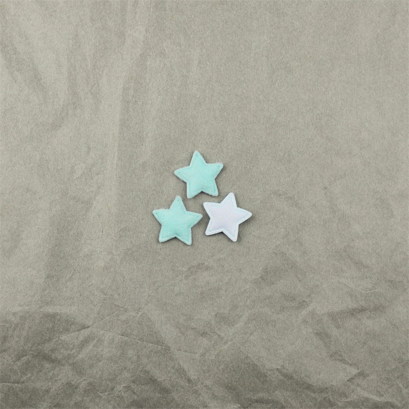 Estrellas de Felpa de 2.5cm para Muñecas - Componentes para Fabricación de Accesorios de Pelo, Ropa y Manualidades - Proveedor Mayorista