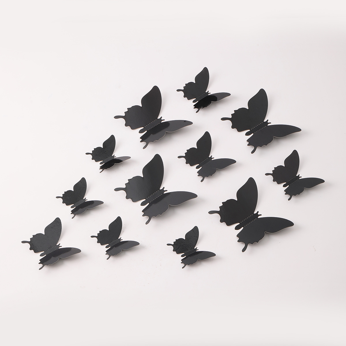 Mariposas 3D Brillantes - Nuevo Diseño Populares para Fiestas - Decoración para Paredes, Escaparates y Fondos de Fotos - Ideales para Eventos y Mayoristas