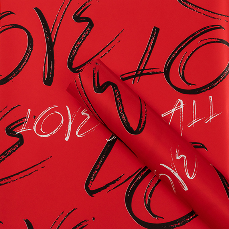 Papel para Flores de Exportación - Nuevo Diseño 2024 - Estilo Europeo Elegante (Tipo Ouya) Impermeable con Estampado - Venta al por Mayor para Distribuidores