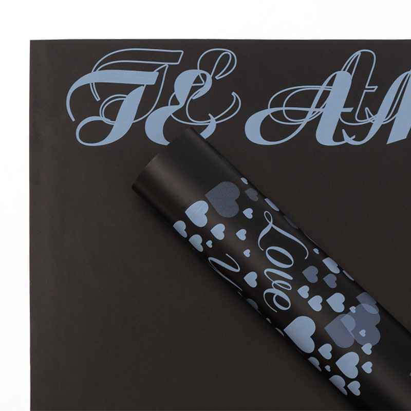 Papel de Regalo para Flores 'Qixi' y San Valentín - Acabado Mate, Impermeable y de Gran Espesor - Para Mayoristas y Floristerías 