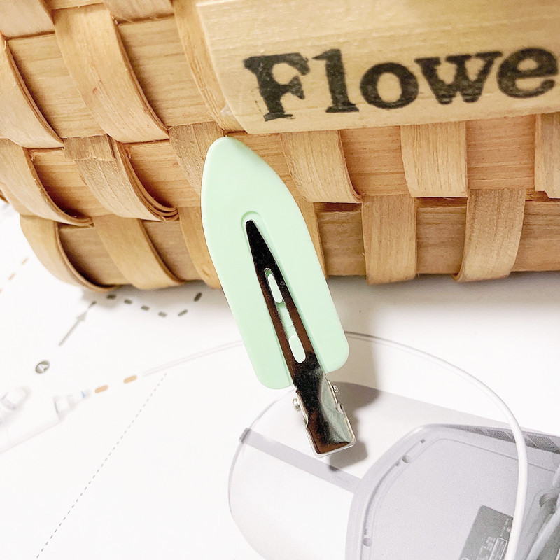 Pinzas de Pato con Pintura a Spray Colorida - Broches Antideslizantes para Flequillo con Acabado Mate 