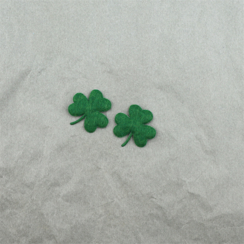 Tréboles de Tela Brillante - Componentes con Purpurina para Fabricación de Accesorios Infantiles, Juguetes y Manualidades - Proveedor Mayorista