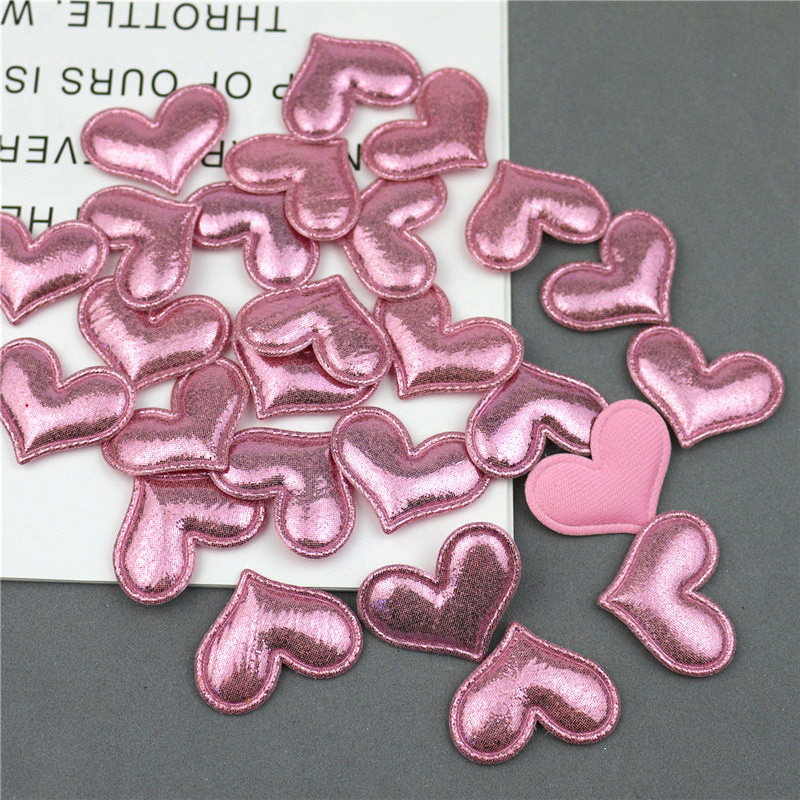 Coronas, Corazones y Estrellas de Pana Brillante con Estampado - Set de Componentes para Fabricación de Accesorios de Pelo y Ropa - Proveedor Mayorista 