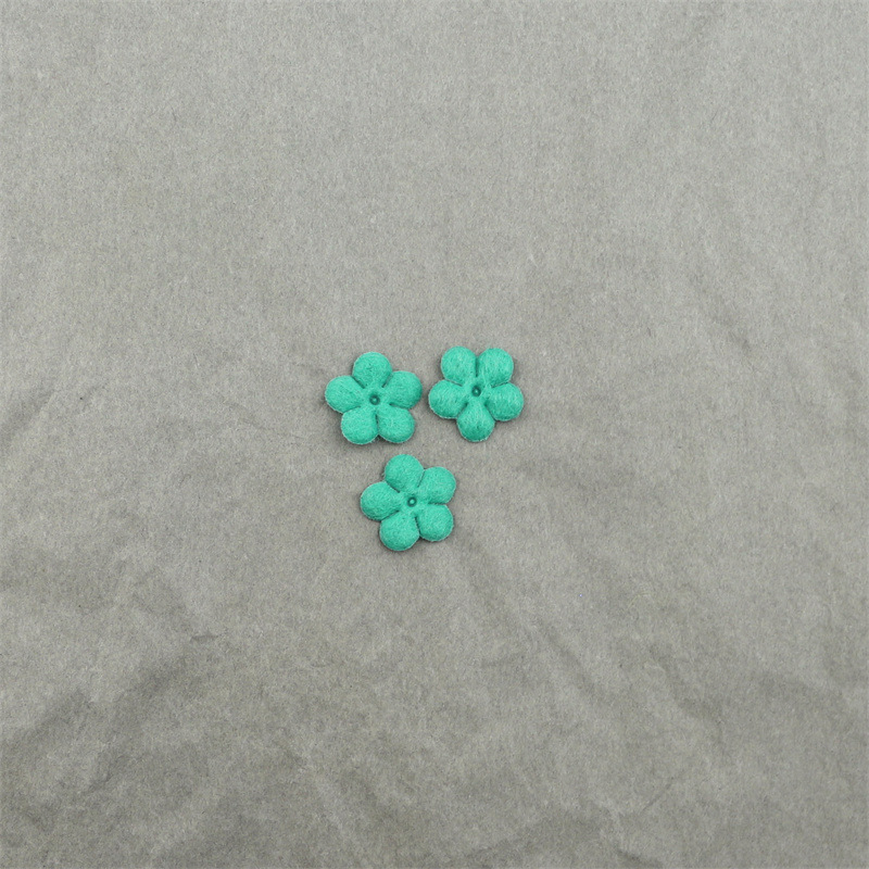Flores Mini de Fieltro de 1.5cm - Componentes para Fabricación de Accesorios de Pelo, Adornos Textiles y Manualidades - Proveedor Mayorista