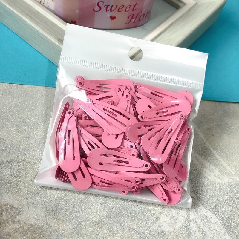 Lote de 100 Broches BB Ecológicos de 3CM - Pinzas en Forma de Lágrima con Esmalte No Tóxico 