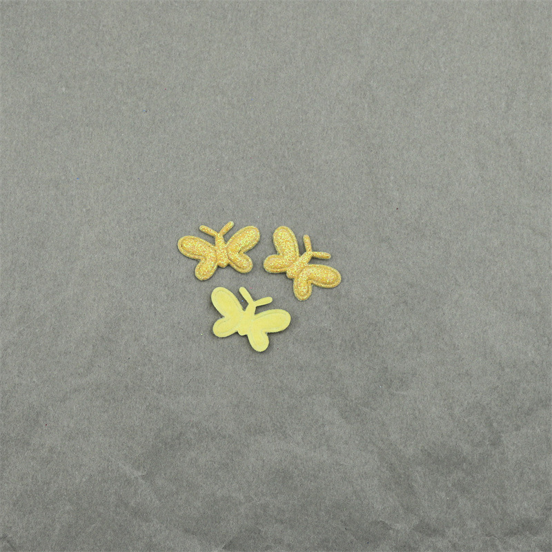 Mariposas Brillantes de Colores con Purpurina - Componentes para Fabricación de Accesorios de Pelo, Juguetes y Manualidades - Proveedor Mayorista