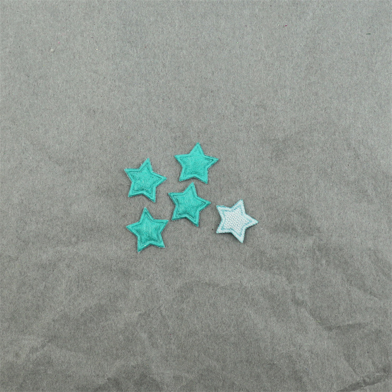Estrellas Mini de Fieltro de 1.3cm con Estampado - Componentes para Fabricación de Accesorios de Pelo, Manualidades y Decoración - Proveedor Mayorista