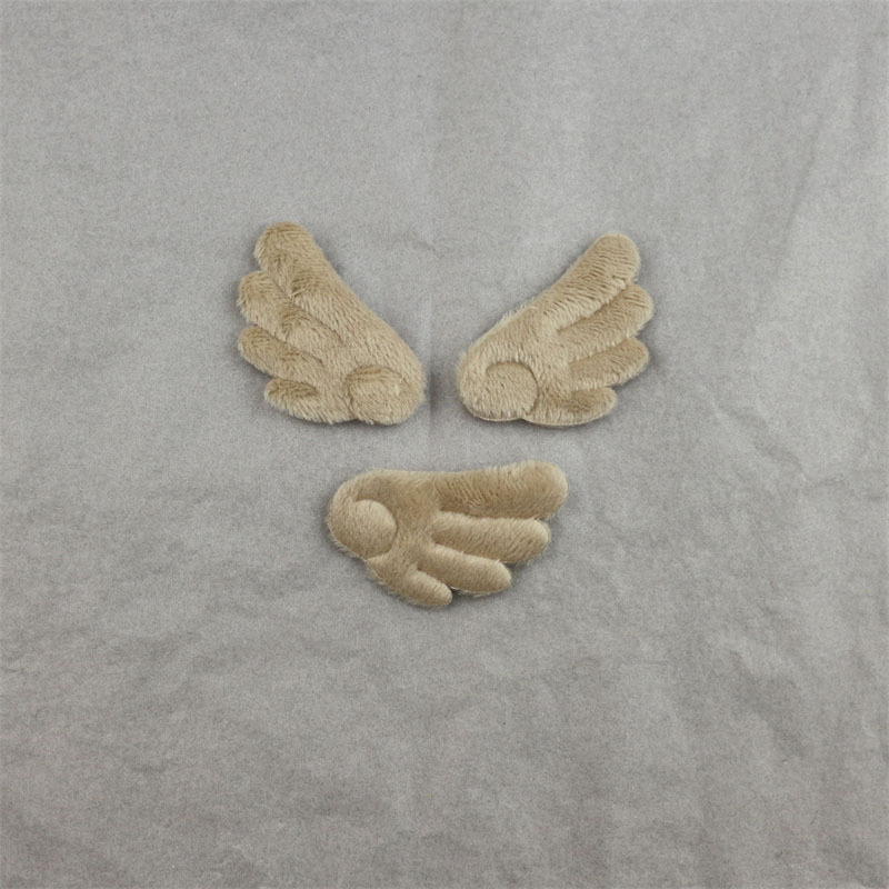 Alas de Ángel de Felpa Doble Cara de 4cm - Componentes para Fabricación de Accesorios de Pelo, Ropa y Manualidades - Proveedor Mayorista