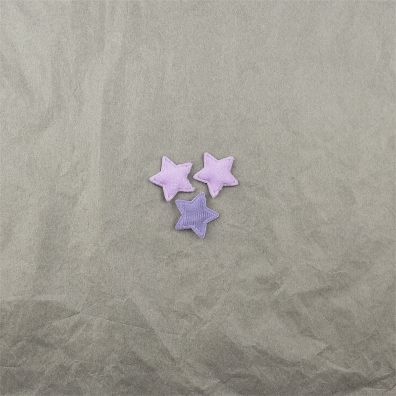 Estrellas de Felpa de 2.5cm para Muñecas - Componentes para Fabricación de Accesorios de Pelo, Ropa y Manualidades - Proveedor Mayorista