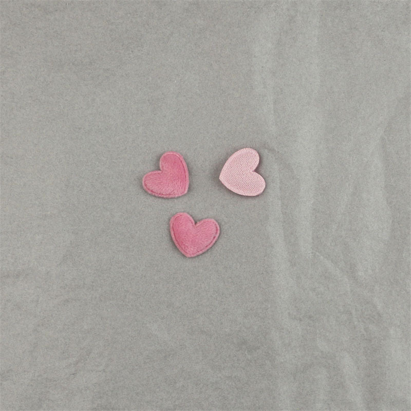 Corazones de Franela de 1.8cm - Componentes para Fabricación de Accesorios de Pelo, Ropa, Juguetes y Manualidades - Proveedor Mayorista 