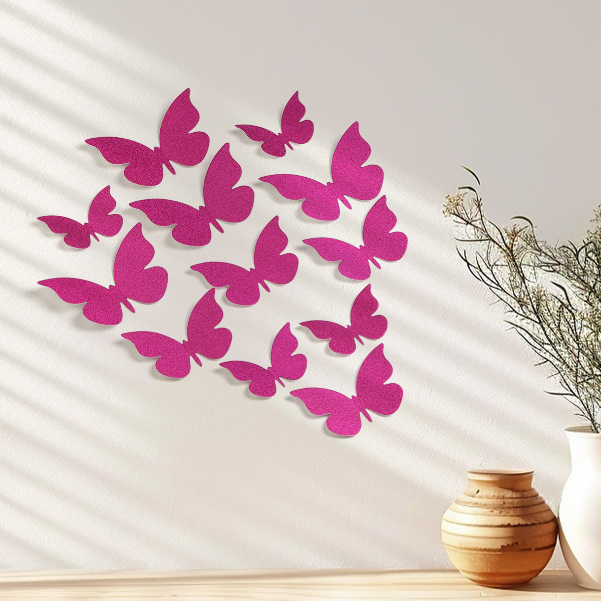 Mariposas Adhesivas Decorativas al Mayoreo - Láminas de Vinil con Corte Laser en Colores Pastel (Macarons) - Para Decoración de Pared, Eventos y Escaparatismo - Mín. 500 pzas
