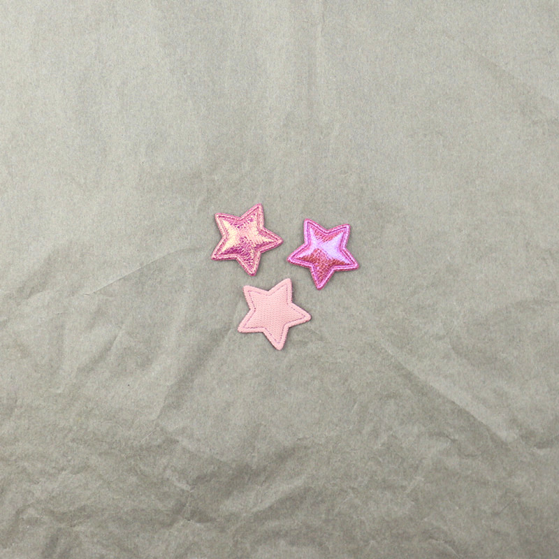 Estrellas de Pana Brillante de 2.5cm - Componentes para Fabricación de Accesorios de Pelo, Ropa y Manualidades - Proveedor Mayorista