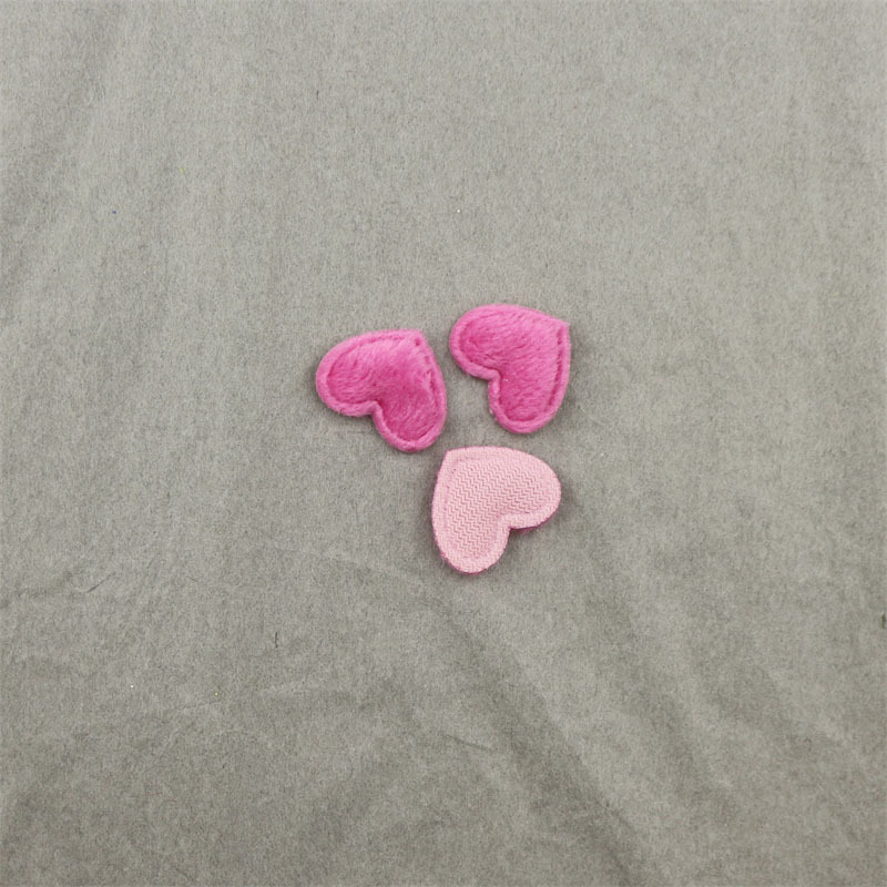 Corazones de Felpa de 1.7cm - Componentes para Fabricación de Accesorios de Pelo, Ropa, Juguetes y Manualidades - Proveedor Mayorista