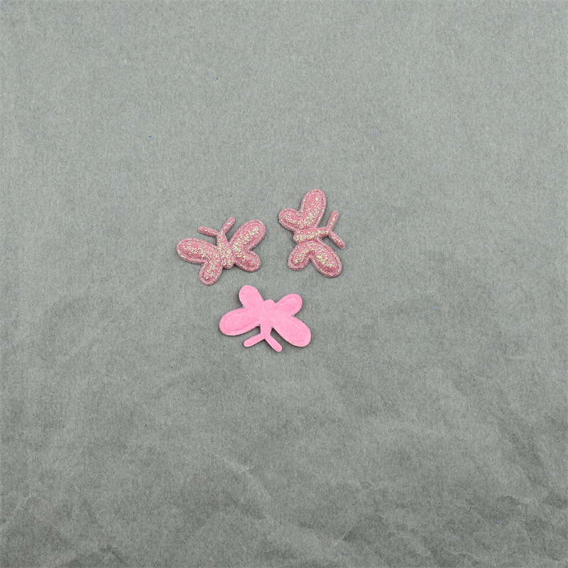 Mariposas Brillantes de Colores con Purpurina - Componentes para Fabricación de Accesorios de Pelo, Juguetes y Manualidades - Proveedor Mayorista