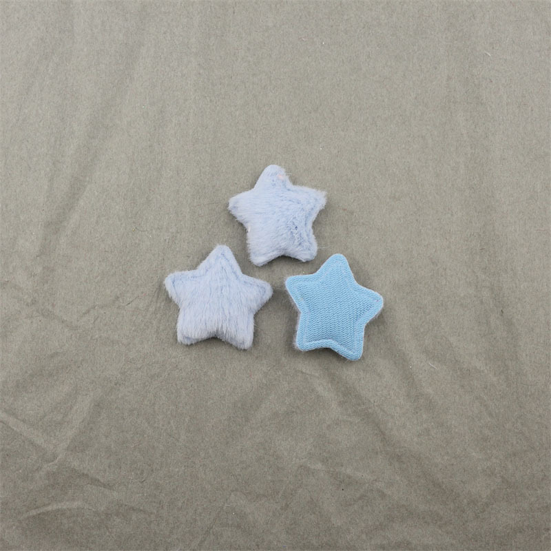 Estrellas de Piel Sintética de 2.8cm - Componentes para Fabricación de Accesorios de Pelo, Ropa de Muñecas y Manualidades - Proveedor Mayorista