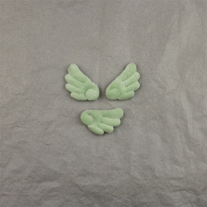 Alas de Ángel de Felpa Doble Cara de 4cm - Componentes para Fabricación de Accesorios de Pelo, Ropa y Manualidades - Proveedor Mayorista