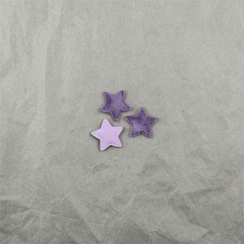 Estrellas de Felpa de 2.5cm para Muñecas - Componentes para Fabricación de Accesorios de Pelo, Ropa y Manualidades - Proveedor Mayorista