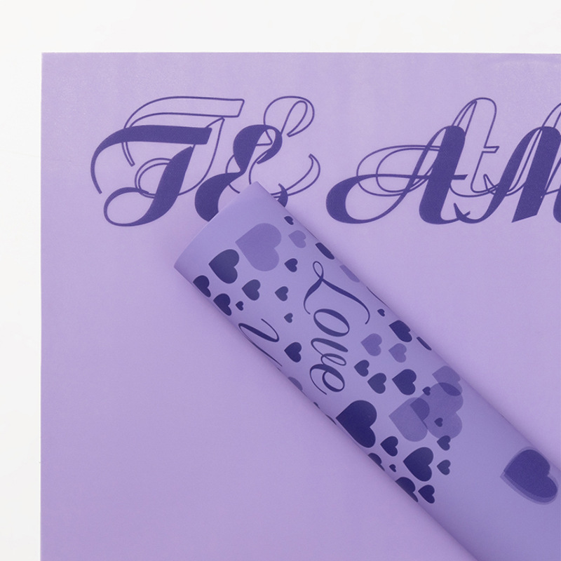 Papel de Regalo para Flores 'Qixi' y San Valentín - Acabado Mate, Impermeable y de Gran Espesor - Para Mayoristas y Floristerías 