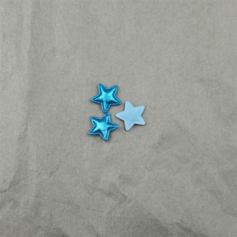 Estrellas de Tela Dorada de 1.8cm - Componentes para Decoración de Pasteles, Accesorios de Pelo y Manualidades - Proveedor Mayorista